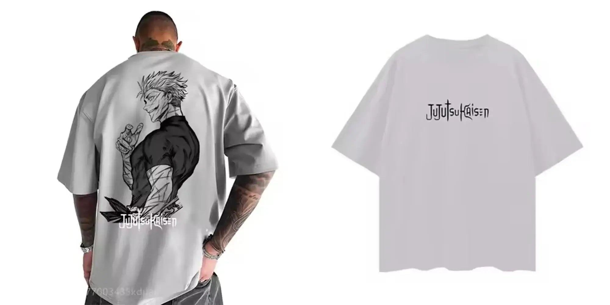Camiseta Jujutsu Kaisen con gr - Street Fashion Of Japan reseña y precio