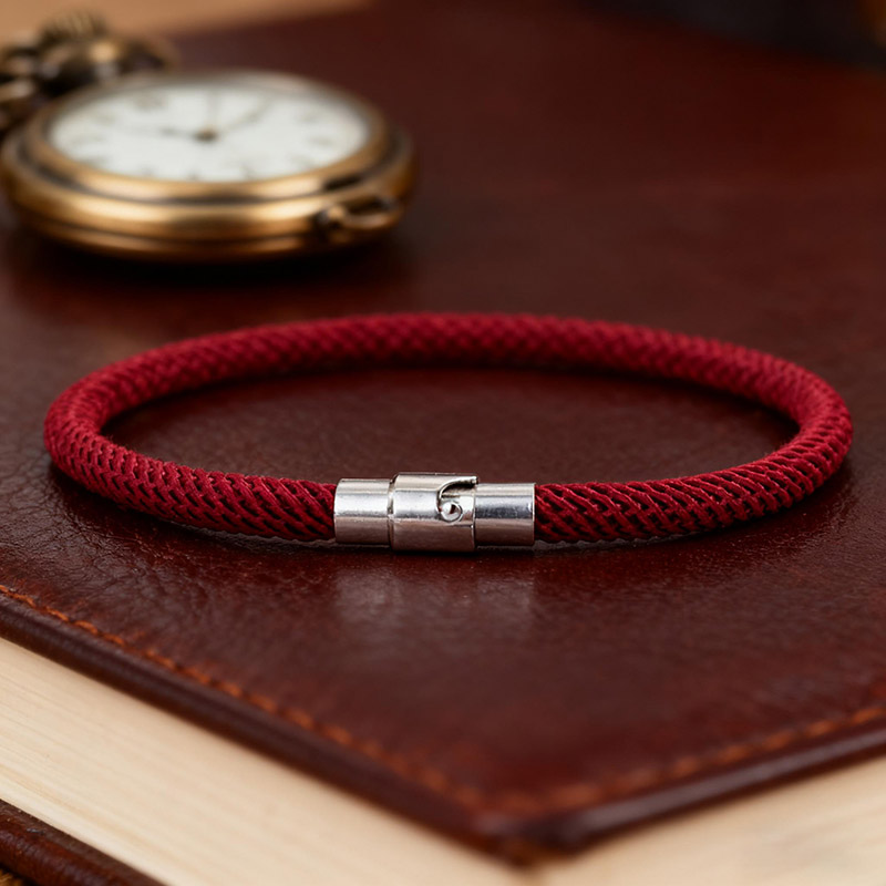 Pulsera de cuerda tejida hecha - Street Fashion In Milan reseña y precio