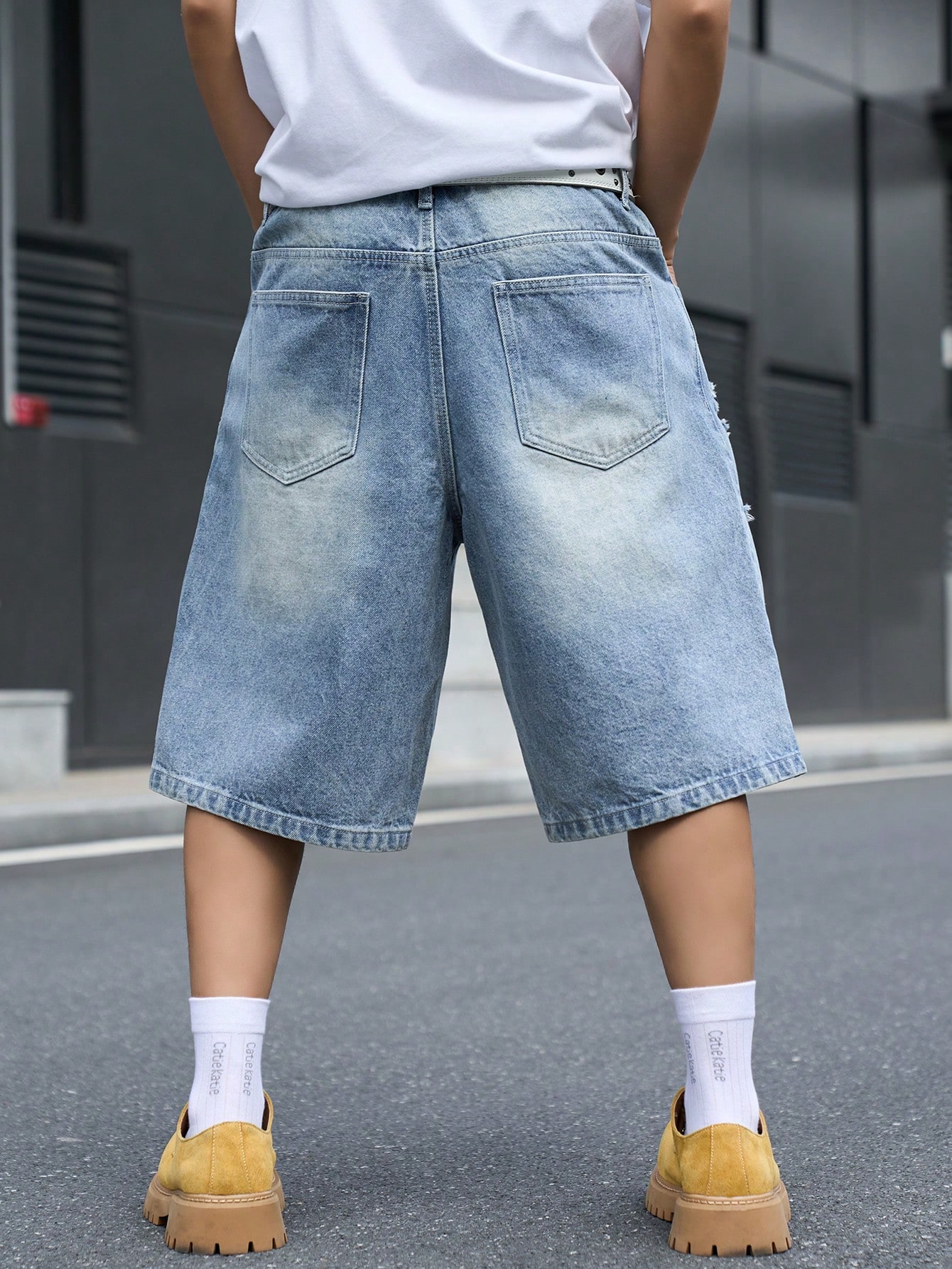 Pantalones cortos de mezclilla - Street Fashion Baggy reseña y precio