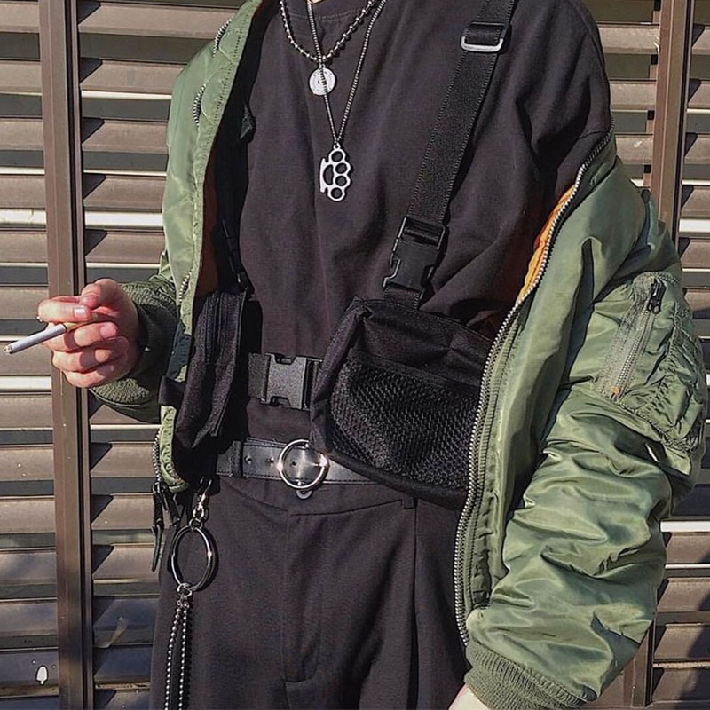 Bolso de Pecho Estilo Urbano,  - Street Fashion Baggy reseña y precio