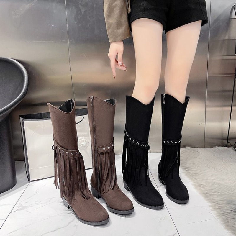 Botas hasta la rodilla para mu - Street Fashion Designers reseña y precio